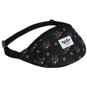 Поясная сумка OLDY. Ласточка. Черный