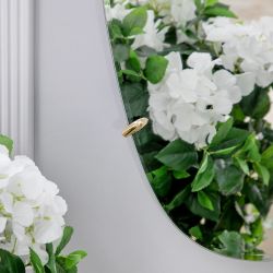 Зеркало настенное Лаундж 45см х 100см Айвори