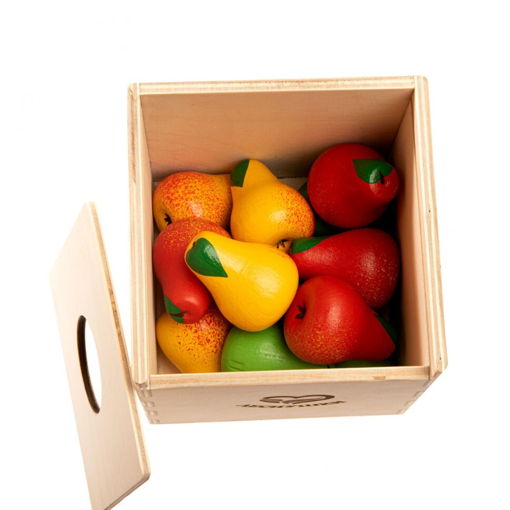 Счетный материал «12 груш» в коробочке-сортере, Леснушки