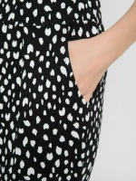 Брюки домашние широкие на резинке