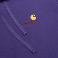  Толстовка мужская Carhartt WIP Hooded American Script артикул:I028279_aura - купить в магазине Дайс