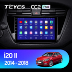 Teyes CC2 Plus 9" для Hyundai i20 2014-2018