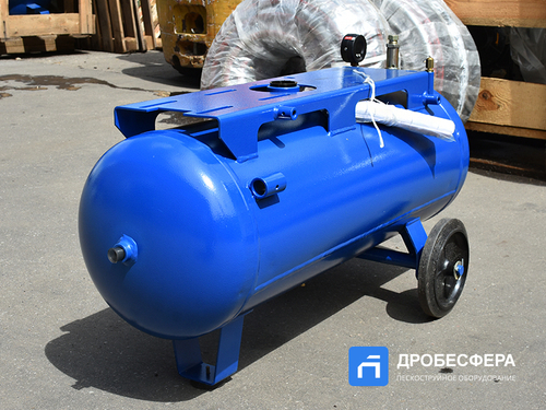 Ресивер компрессора К24 арт. К24.02.00.000 со станиной