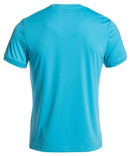 Теннисная футболка Joma Court Short Sleeve T-Shirt - fluor turquoise/navy