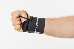 Бинты неэластичные TOTEMIC CLO для фиксации запястья, отделка черная