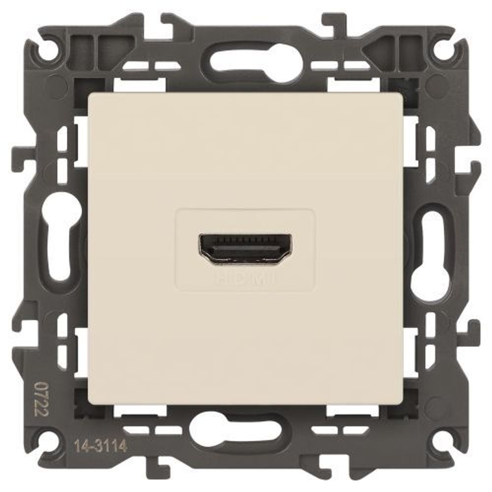 Розетка 14-3114-02 HDMI Elegance сл. кость ЭРА Б0034333 Розетка 14-3114-02 HDMI Elegance сл. кость ЭРА Б0034333
