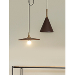 Светильник подвесной mango pyor, D40х13 см, сиреневый