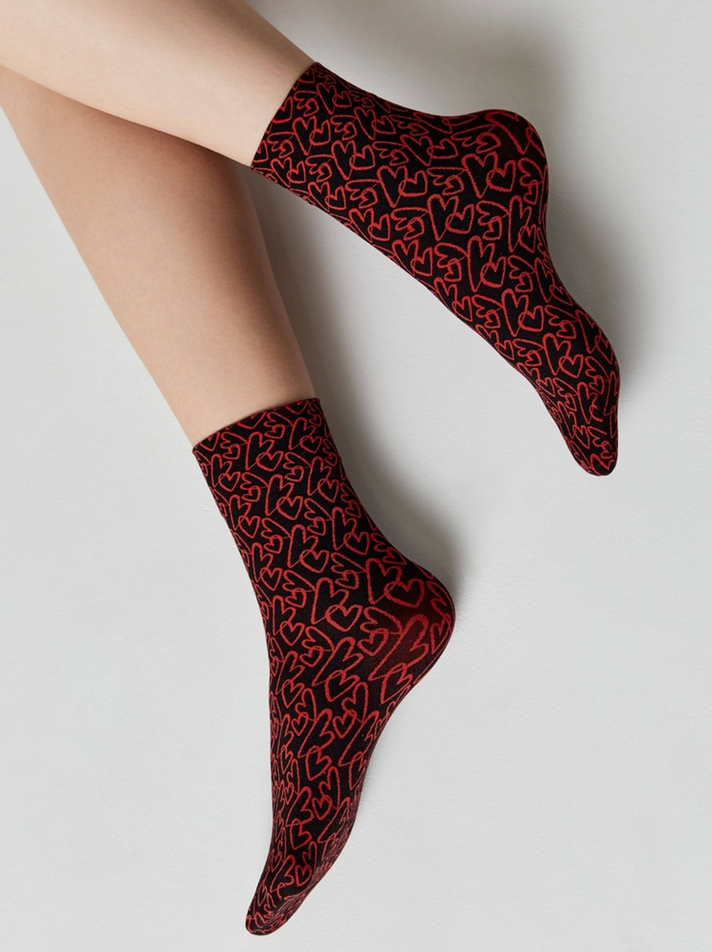 CONTE FANTASY Плотные носки с рисунками«Love»