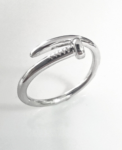 Кольцо Эстерелла, серебро, проба 925, родированное/Ф