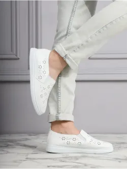 Мокасины летние с перфорацией