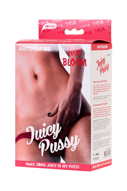 Мастурбатор реалистичный TOYFA Juicy Pussy Hot Bloom, вагина, TPR, телесный, 15 см