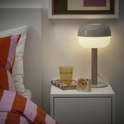 IKEA TJINGA  (ИКЕА ТЙИНГА)  -  Будильник, бледно-желтый, 8x8 см