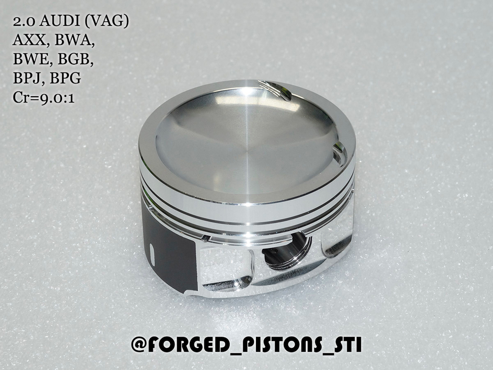 Поршни СТИ VolksWagen 2,0 AXX (CR=9,0) кольца 1,2/1,5/2,0