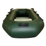 Лодка ПВХ Polar Bird Чирок Гребная PB-240Т Teal со стеклокомпозитной сланью и банкой Серая