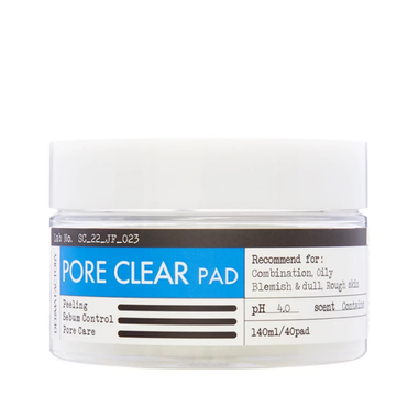 Очищающие кислотые пэды для лица DERMA FACTORY Pore Clear Pad