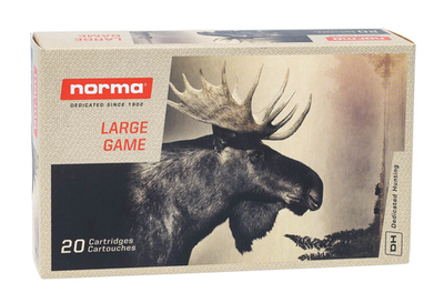 Патрон 9,3х62 Norma 18,5 (285gr) Alaska., коробка 20 шт.