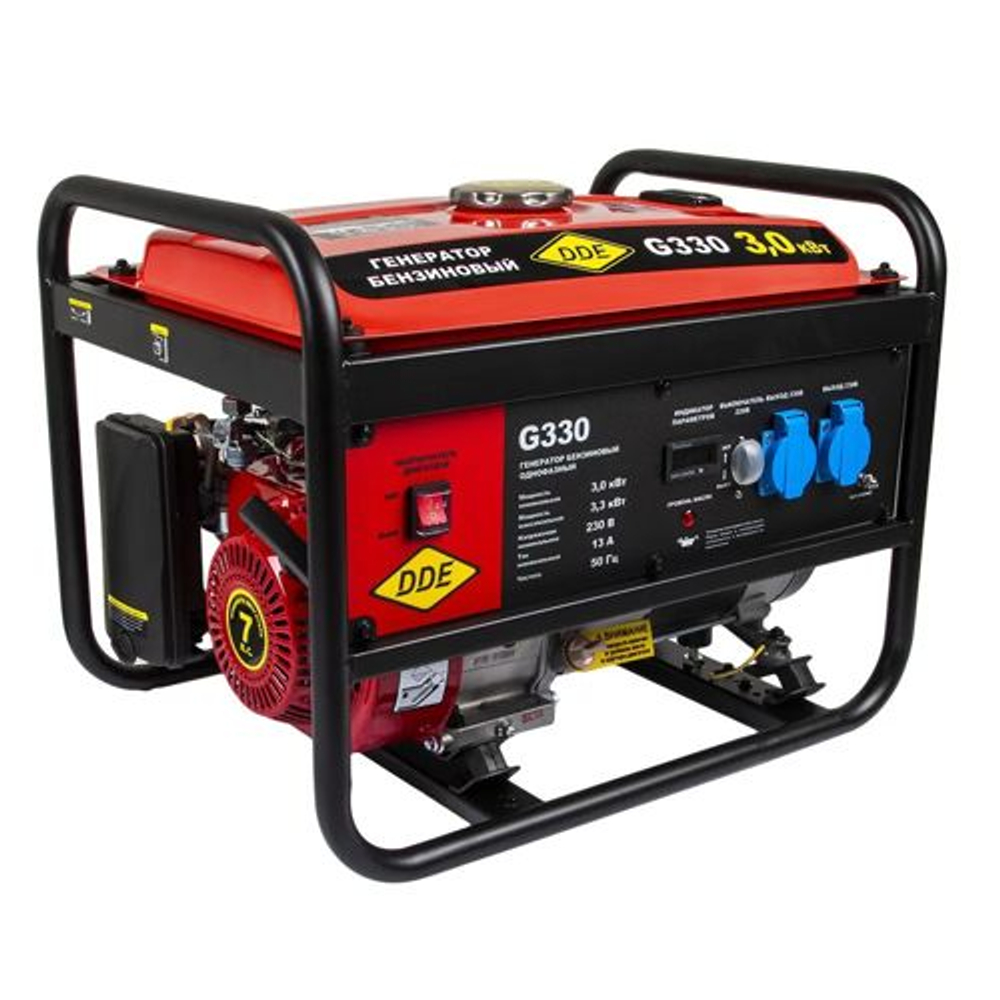 Бензиновый генератор DDE G330 (1ф 3.0/3.3 кВт)