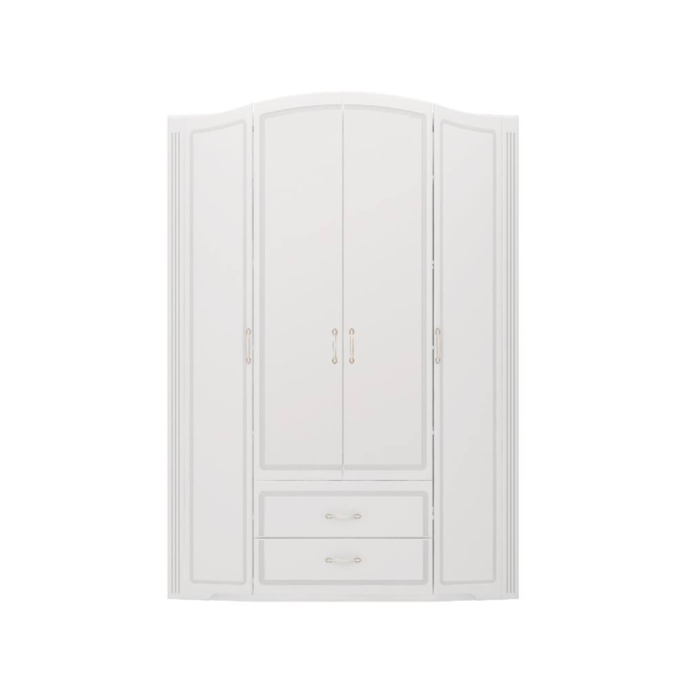 Шкаф для одежды 4-х дверный с ящиками Виктория 02