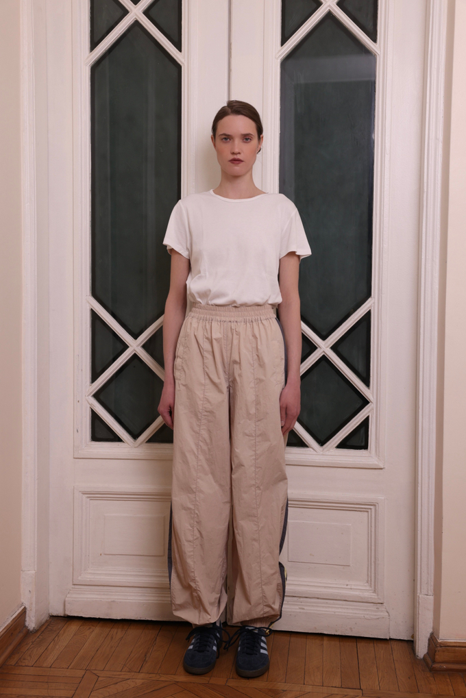 Брюки из плащевки, разноцветный