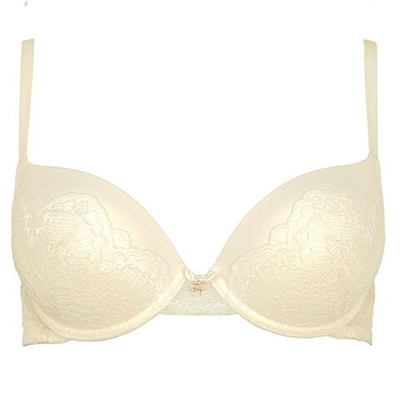 Формованный бюстгальтер на косточках Isabelle (Размер: 36DD) (Цвет: кремовый)