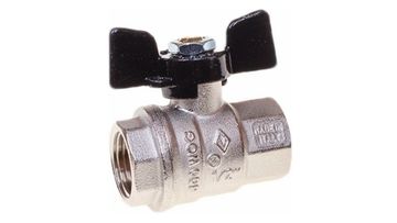 Кран шаровый BUGATTI 1/2" ВР-ВР с бабочкой