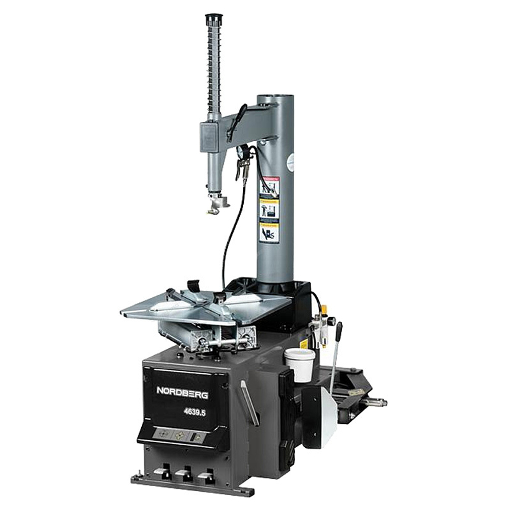 NORDBERG (4639,5) Шиномонтажный полуавтоматический станок 380В, 2 скорости, усиленный отжим (серый)