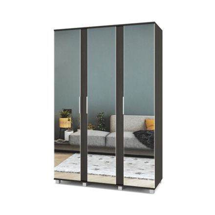 Шкаф трехстворчатый "Пандора" П33 (3 зеркала), ЛДСП, Модериум, г. Ижевск