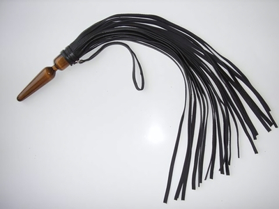 Чёрная плеть Комета - 60 см. (Цвет: черный)