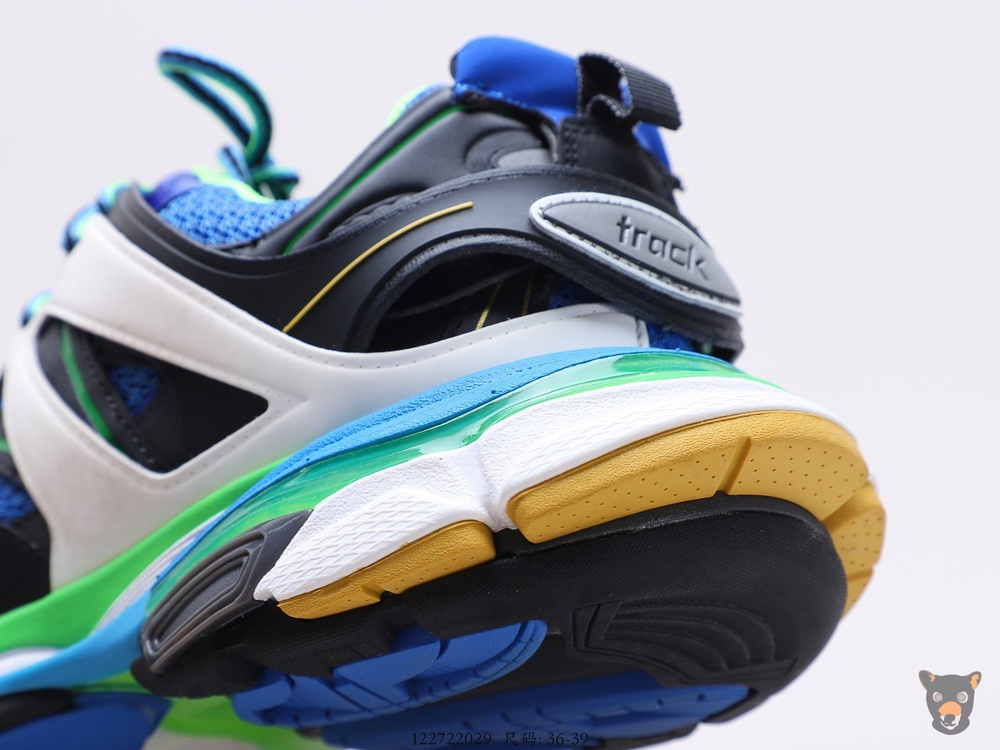 Кроссовки Track Trainers Black/Blue/Green