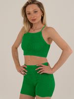 Топ купальника зеленый