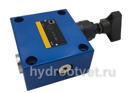 DC10P1-1X/100 - Подпорно-тормозной клапан Ду10, монтаж на плиту, давление регулировки до 100 бар