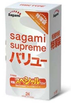 Презервативы Sagami Xtreme 0.04мм латексные, ультратонкие 24шт.