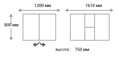 Стол раздвижной BORG 80х120(+41) (Оникс/эмаль белый муар)