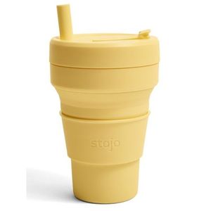 Стакан складной силиконовый Stojo Biggie Mimosa, 16 oz / 470 мл
