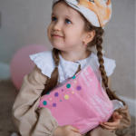 Набор для детского сада: кармашек, коврик, наклейки. Единорог