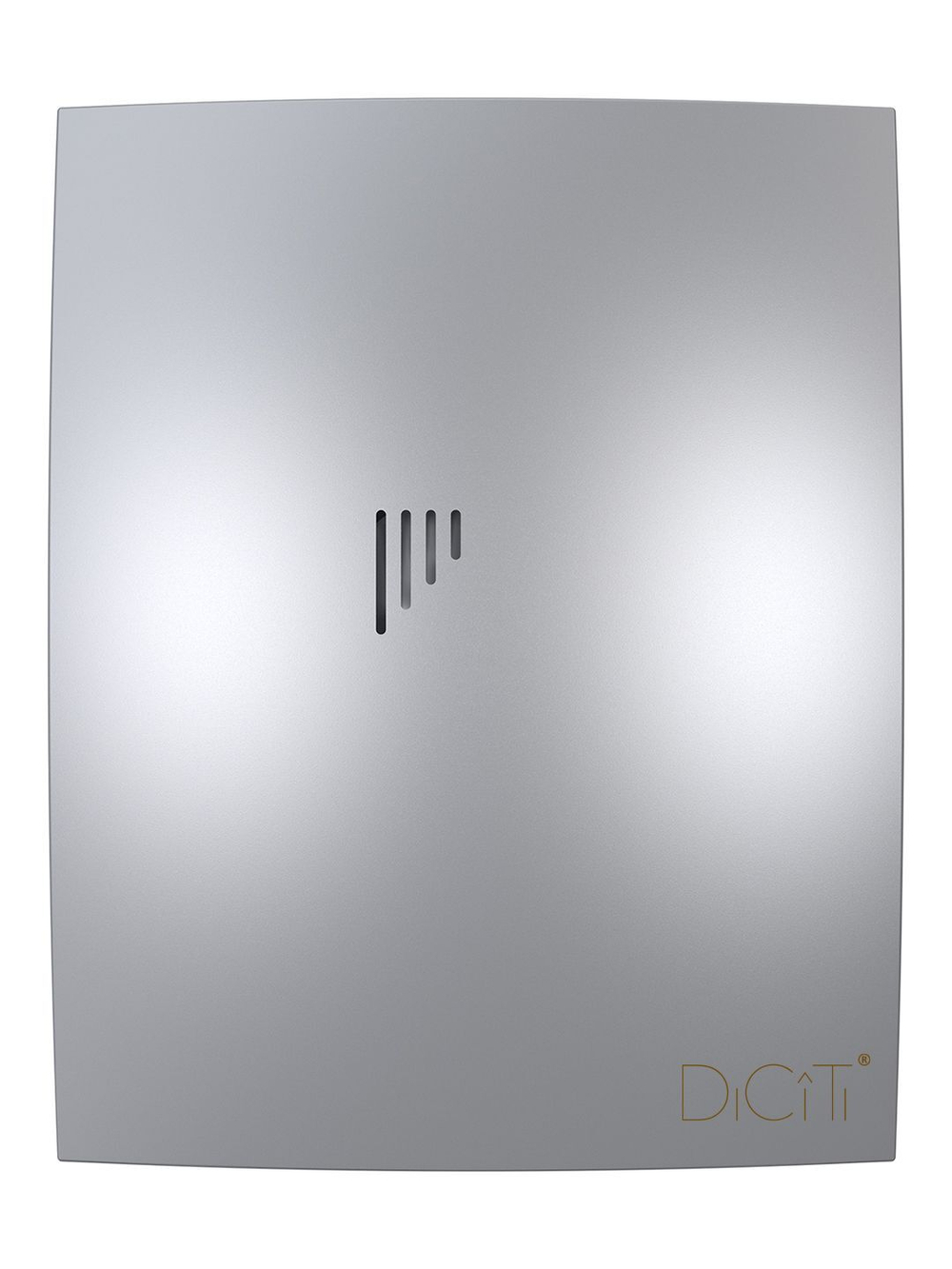 Вентилятор накладной BREEZE D100 обр.клапан Gray metal DICITI