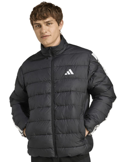 Мужская теннисная куртка Adidas Essentials Climawarm 3-Stripes Synthetic Down - black