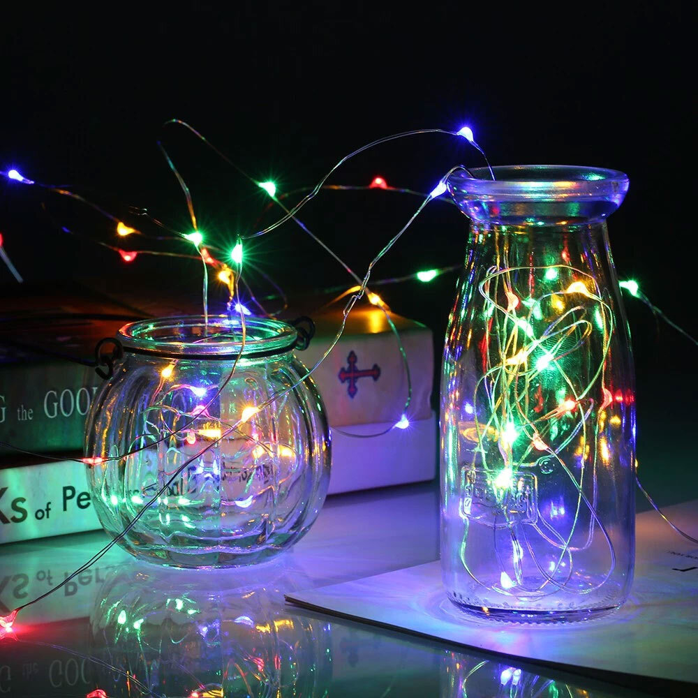 Гирлянда электрическая "Нитка" 100 ламп LED, 10м, мультицвет, LQ-01-5