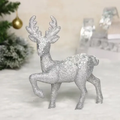 Фигурка новогодняя MAGIC «Стук копытц» 15*21*4 см, Серебро