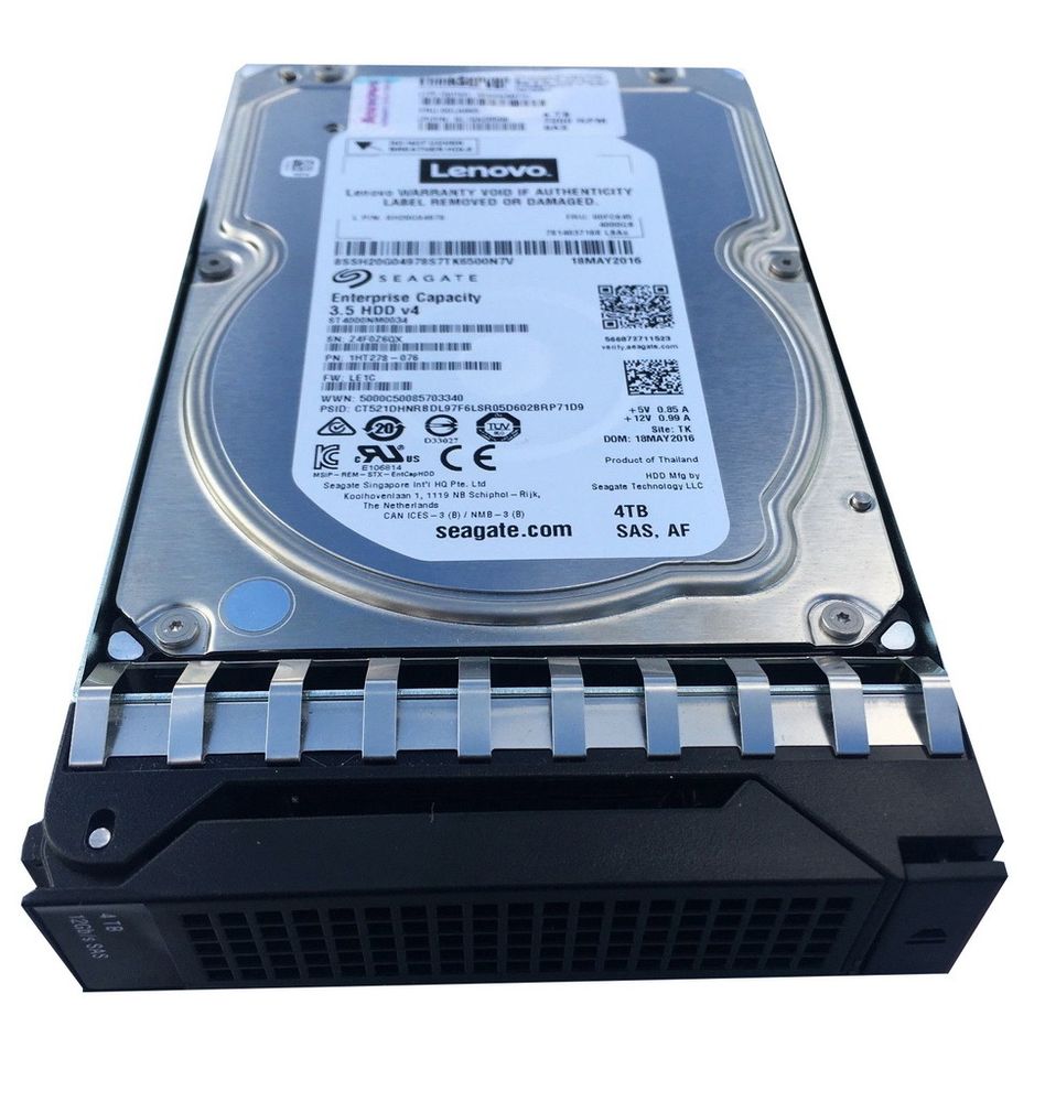 Жесткий диск Lenovo 4TB 3.5&quot; 7.2K ENT SAS 00LA865