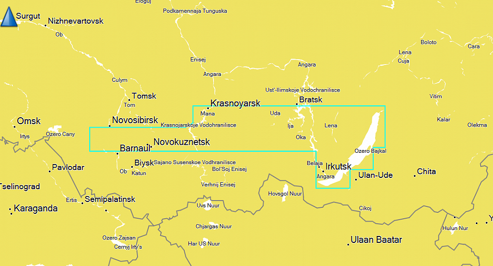 Карта GARMIN  БАЙКАЛ, НОВОСИБИРСКОЕ ВОДОХРАНИЛИЩЕ g3 HXEU070R