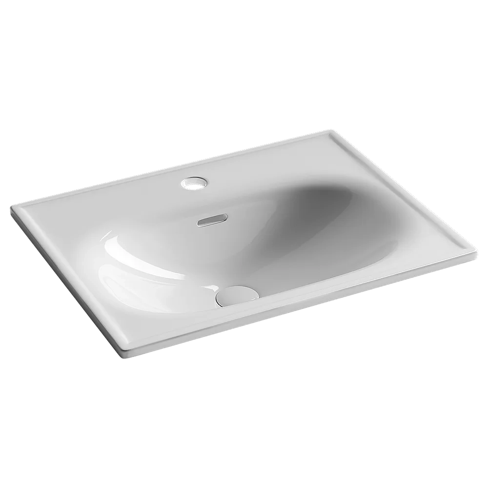 Тумба с раковиной Sancos CODE CD60GP/CN13001 60 серая платина