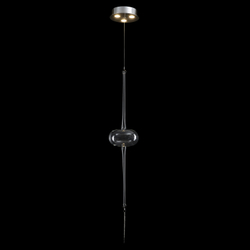 Светильник подвесной Crystal Lux GLASS SP3W LED CHROME