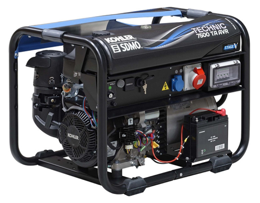 Бензиновый генератор SDMO TECHNIC 7500 TA AVR C5 в контейнере — Фото №2 