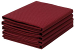 Набор полотенец для кухни Home One 35х60 (5шт), бордо