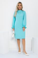 Платье Яркий акцент (голубое) П12963-36М LT Collection