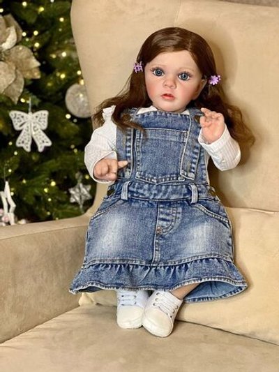 Кукла Реборн мягконабивная 60см в пакете (FA-610)