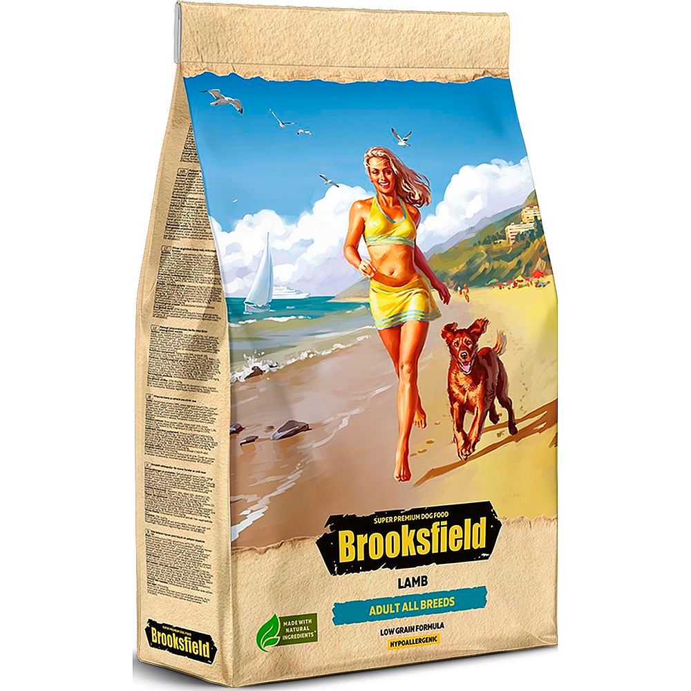 Сухой корм BROOKSFIELD Adult Dog All Breeds Lamb для взрослых собак всех пород с ягненком и рисом, Пакет 3 кг Сухой корм BROOKSFIELD Adult Dog All Breeds Lamb для взрослых собак всех пород с ягненком и рисом, Пакет 3 кг