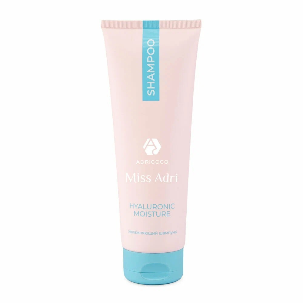 ADRICOCO Увлажняющий шампунь для волос Miss Adri Hyaluronic Moisture, 250 мл (85418,85364)