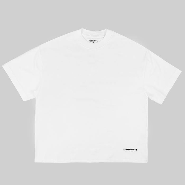 Футболка мужская Carhartt WIP Link Script артикул:I031373_white - купить в магазине Дайс
